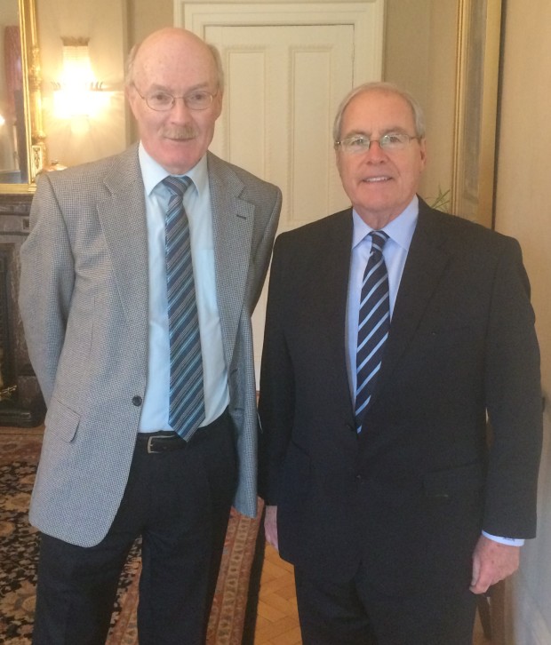 Brian Gallagher and Ambassador O'Malley